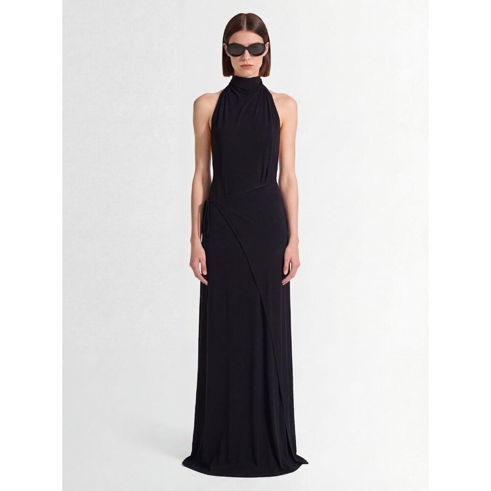 Diana Milkanova Studio Gaia Dress in Chocolate Brown One Size New Womens Maxi - Picture 16 of 16